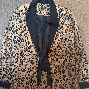 Leopard Print Women's Blazer.